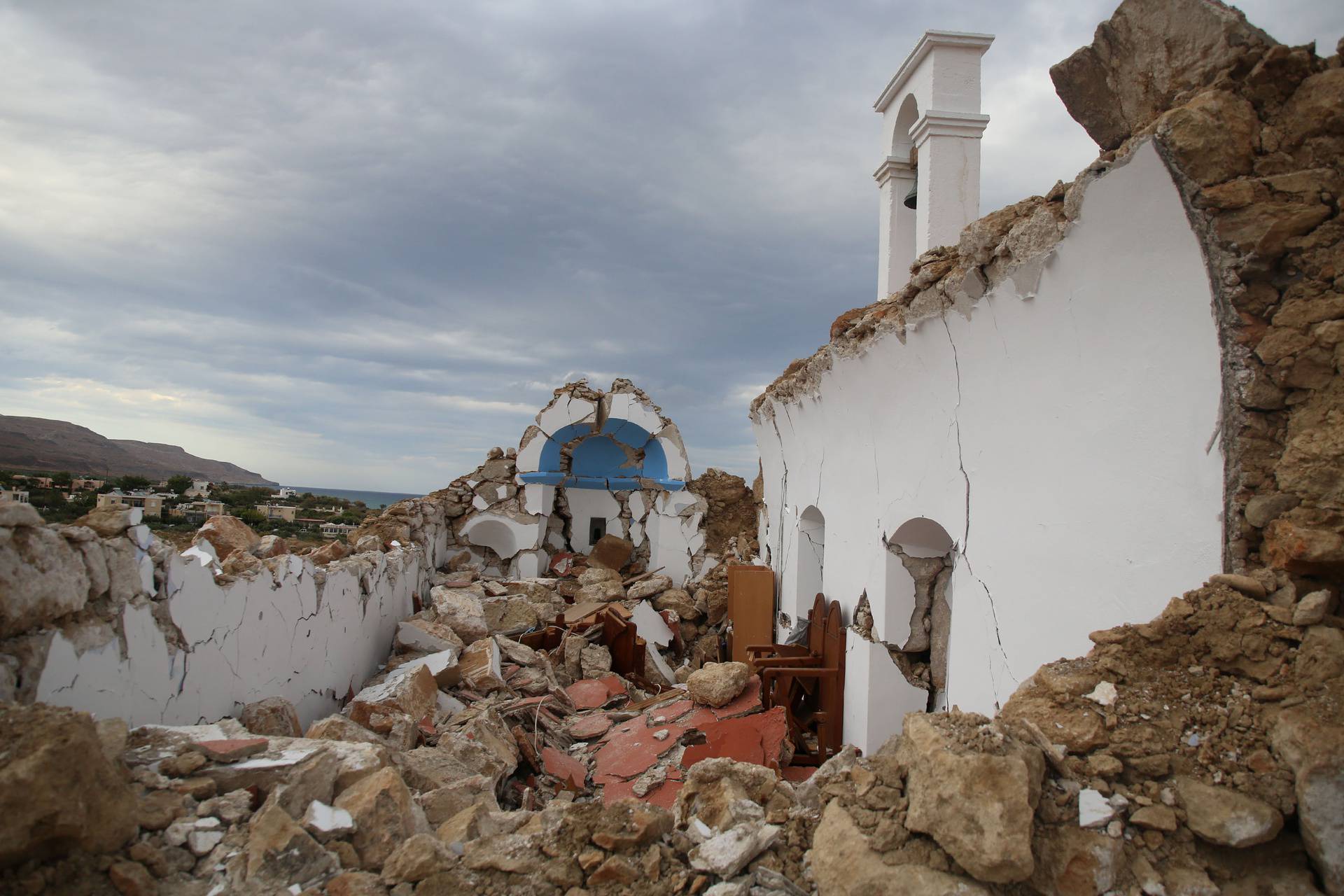 Earthquake on the island of Crete