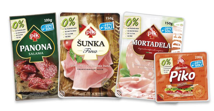 Proizvodi PIK Vrbovec od sada sadrže 25% manje soli