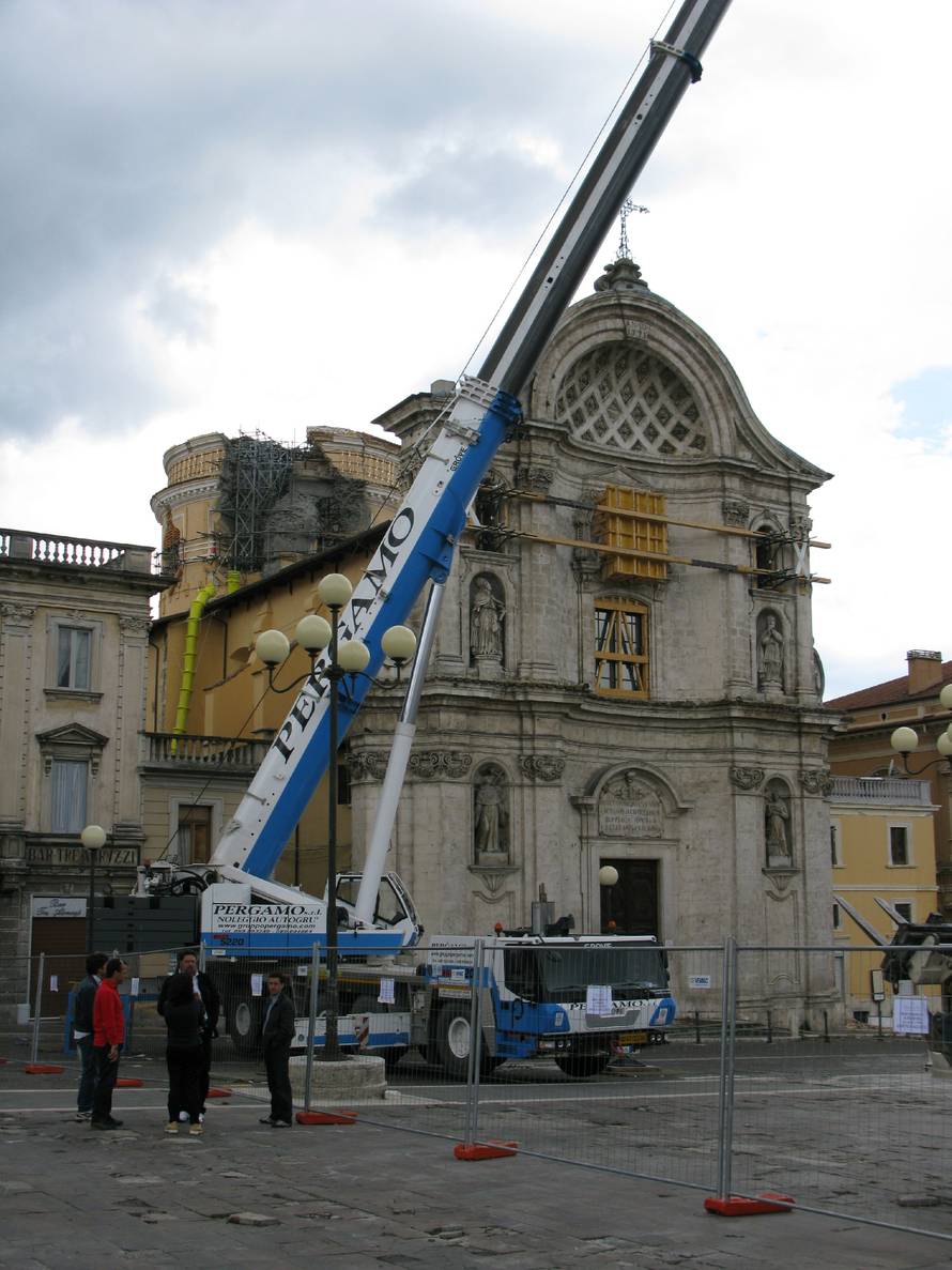 Italy - L'Aquila after the earthquake