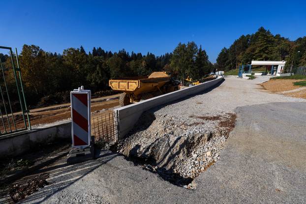 Zagreb: Radovi na sanaciji klizišta na Pantovčaku