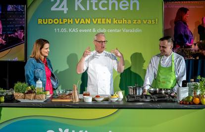Slavni kuhar Rudolph van Veen je u Varaždinu pripremio pileće ražnjiće s umakom od čokolade