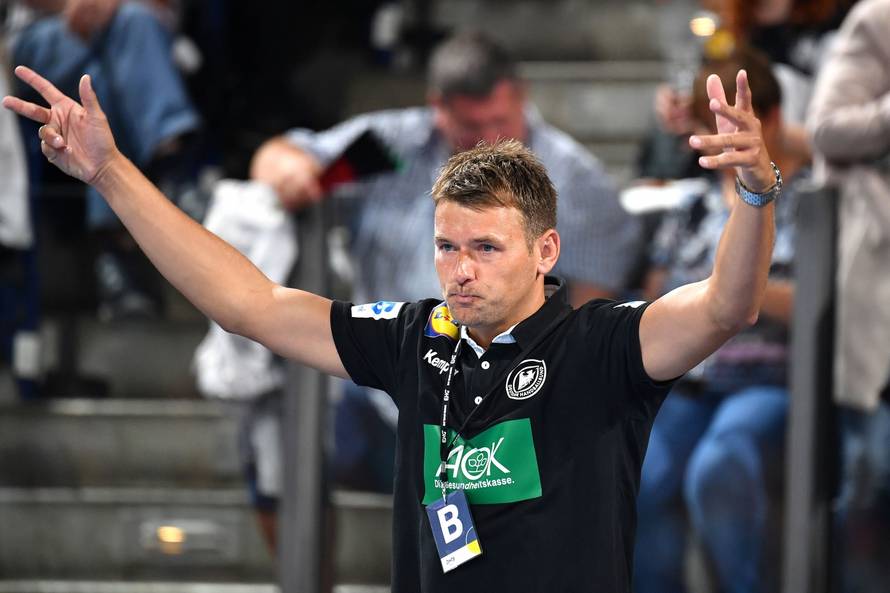 Handball Laenderspiel / Germany-Kosovo 28-17.