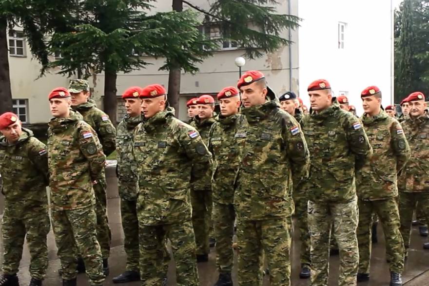 Započela Hodnja pripadnika bojne Pauci od Knina do Škabrnje