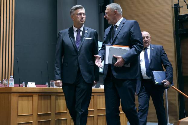 Zagreb: Pocela 7. sjednica Hrvatskoga sabora