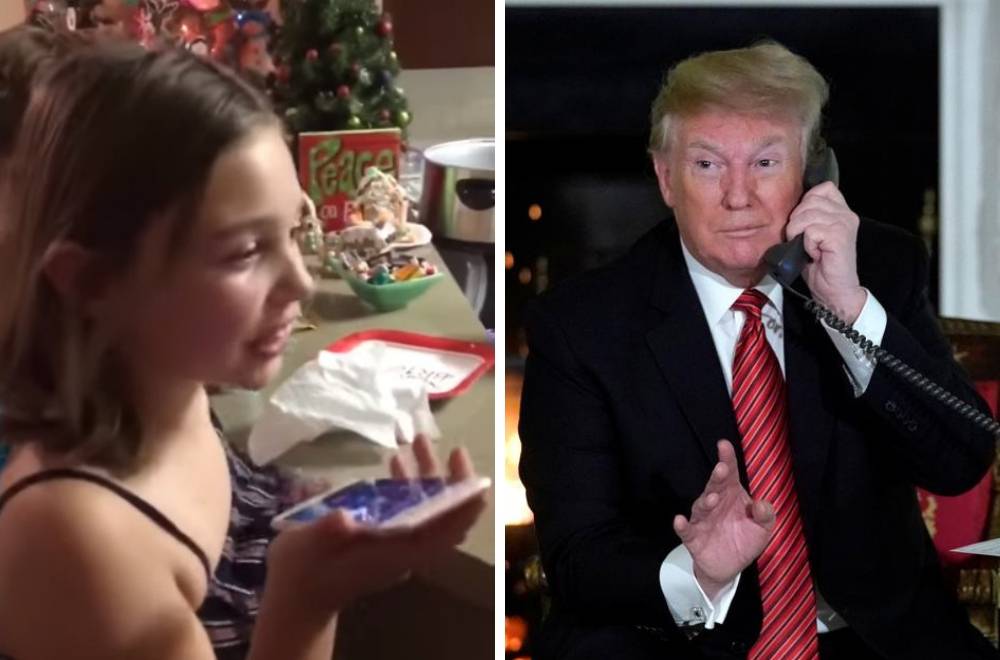 Trump ju pitao vjeruje li i dalje u Djeda Mraza: 'Da, naravno...'