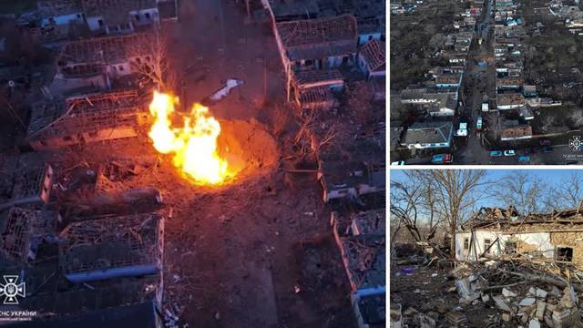 VIDEO Pogledajte krater koji je ostao nakon ruskog napada na Mikolajiv: Ruševine su posvuda