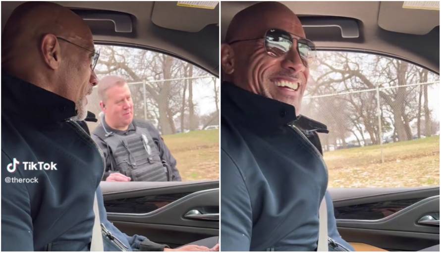 VIDEO The Rock je zafrkavao policajca: 'Da je to netko drugi rekao, već bi bio iza rešetaka'
