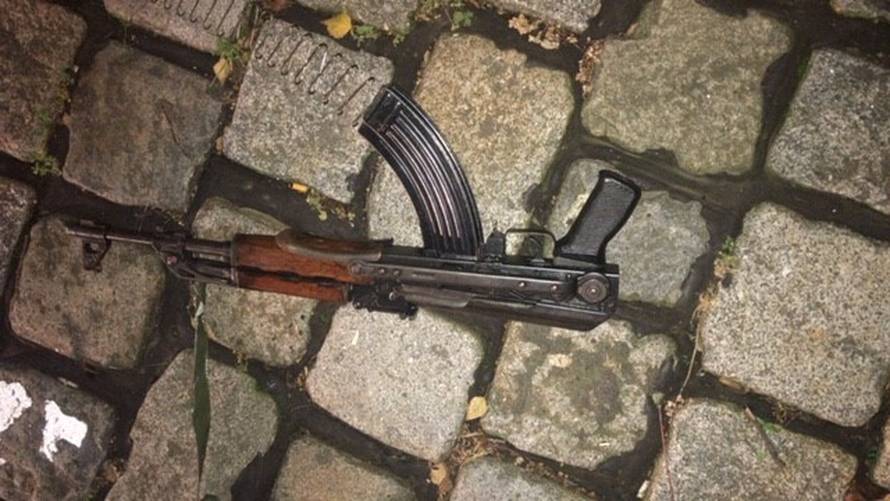 Undated handout photo of gun used during the November 2, 2020 attack in Vienna
