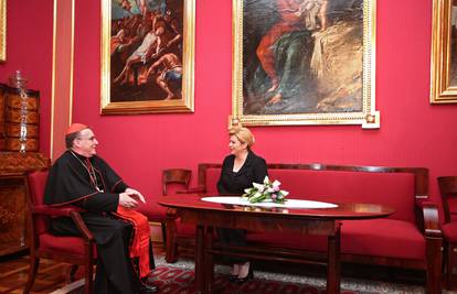 Grabar Kitarović se sastala s nadbiskupom Bozanićem