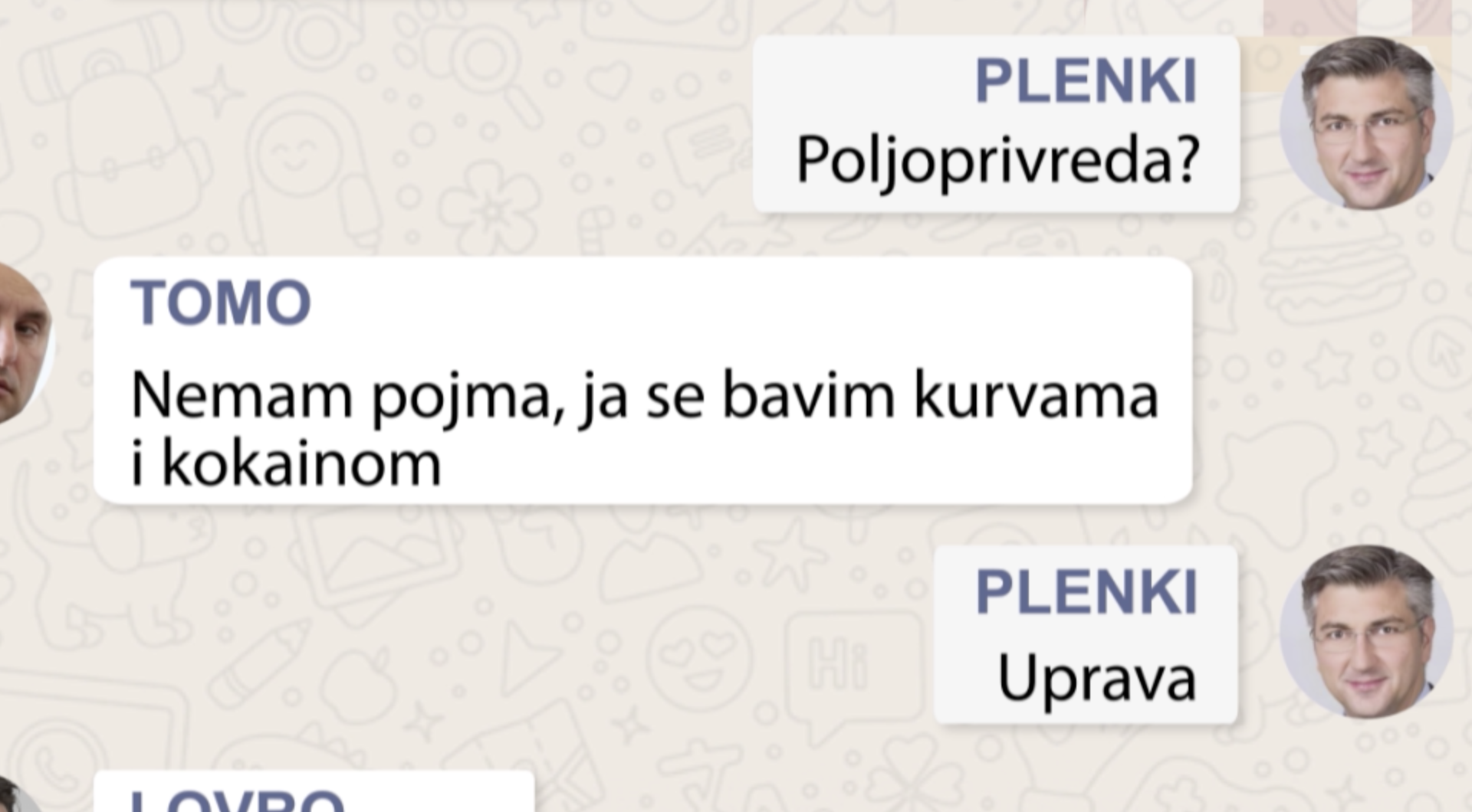 Tolušić: 'Poljoprivreda? Ja se bavim samo ženama i kokom'