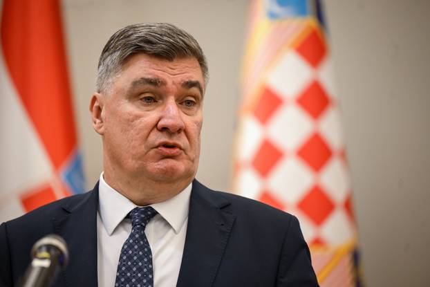 Zagreb: Konferencija za medije predsjednika Zorana Milanovi&cacute;a