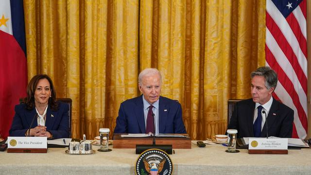 U.S. President Biden hosts a trilateral summit with Philippines President Ferdinand Marcos Jr. and Japan PM Kishida, at the White House
