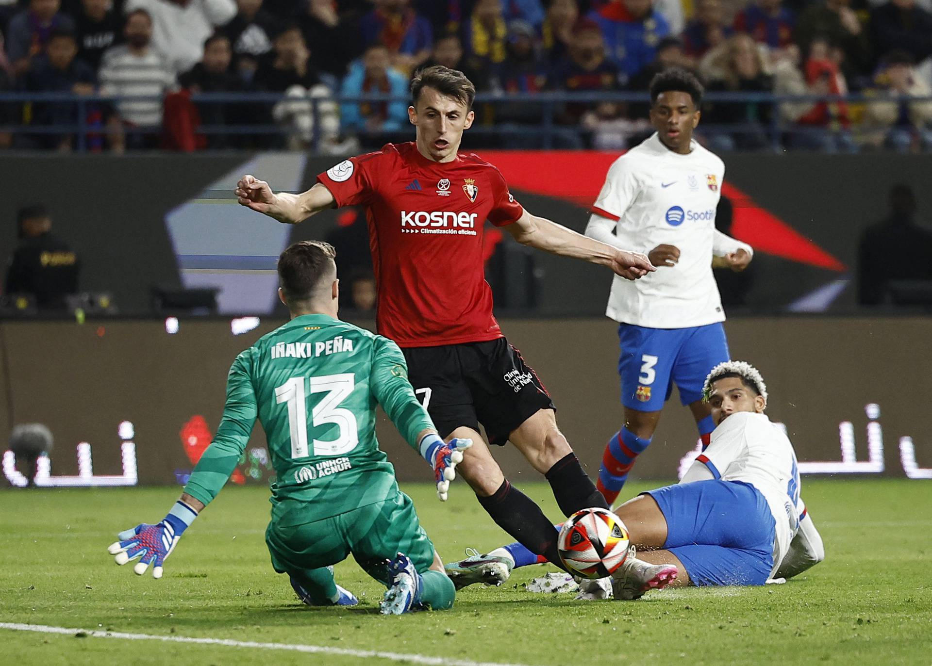 Spanish Super Cup - Semi Final - FC Barcelona v Osasuna