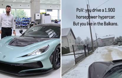 Mate Rimac objavio kako vozi po snijegu i sluša Milu Kitića