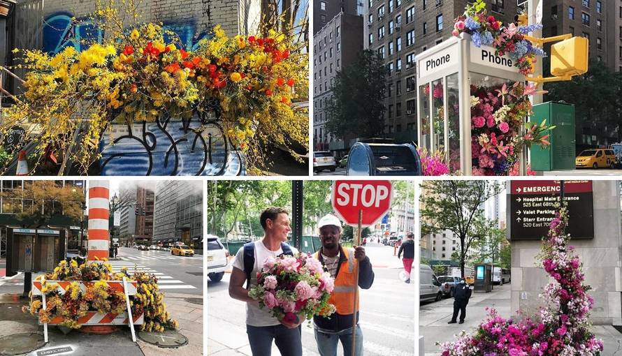 Cvjećar uljepšava New York kad želi i nitko ga ne prijavljuje