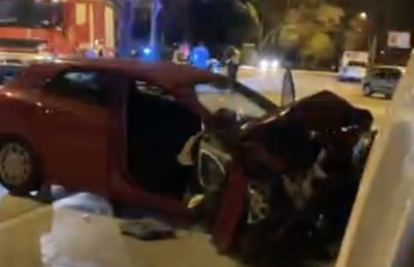 VIDEO Teška prometna u Splitu: Dvoje ljudi prevezli u bolnicu