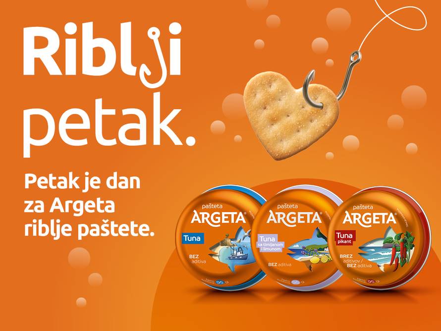 Riblji petak – petak je rezerviran za Argeta riblje paštete