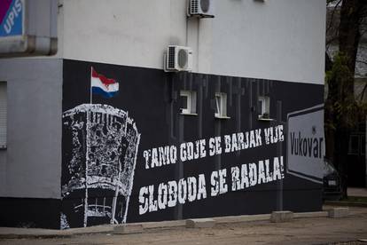 U Mostaru oslikali mural za Vukovar: 'Tamo gdje se barjak vije, sloboda se rađala'