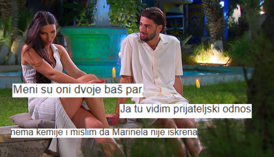 Šime izveo Marinelu na spoj, a gledatelji 'opleli': 'Vidim samo prijateljski odnos, nije iskrena'