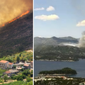 Vatrogasce koji gase požar kod Dubrovnika čeka duga noć: Bura nam otežava, ostajemo do sutra