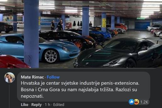 Šala na Fejsu: 'Skupi auti su za one s malim penisom', a Rimac: 'Zato je Hrvatska centar penisa'