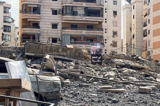 Aftermath of Israeli strikes in Beirut