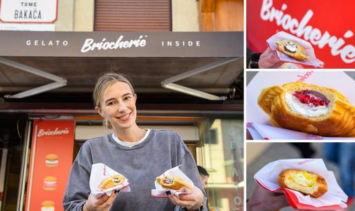 'Brioche con gelato' u Zagrebu: Pecivo punjeno talijanskim gelatom oduševilo Zagrepčane