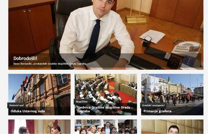 Web stranica Skupštine grada izgleda kao Bernardićev profil
