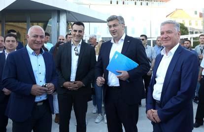Plenković u Šibeniku podržao Gorana Pauka za župana: 'Ima veliki ugled među kolegama'