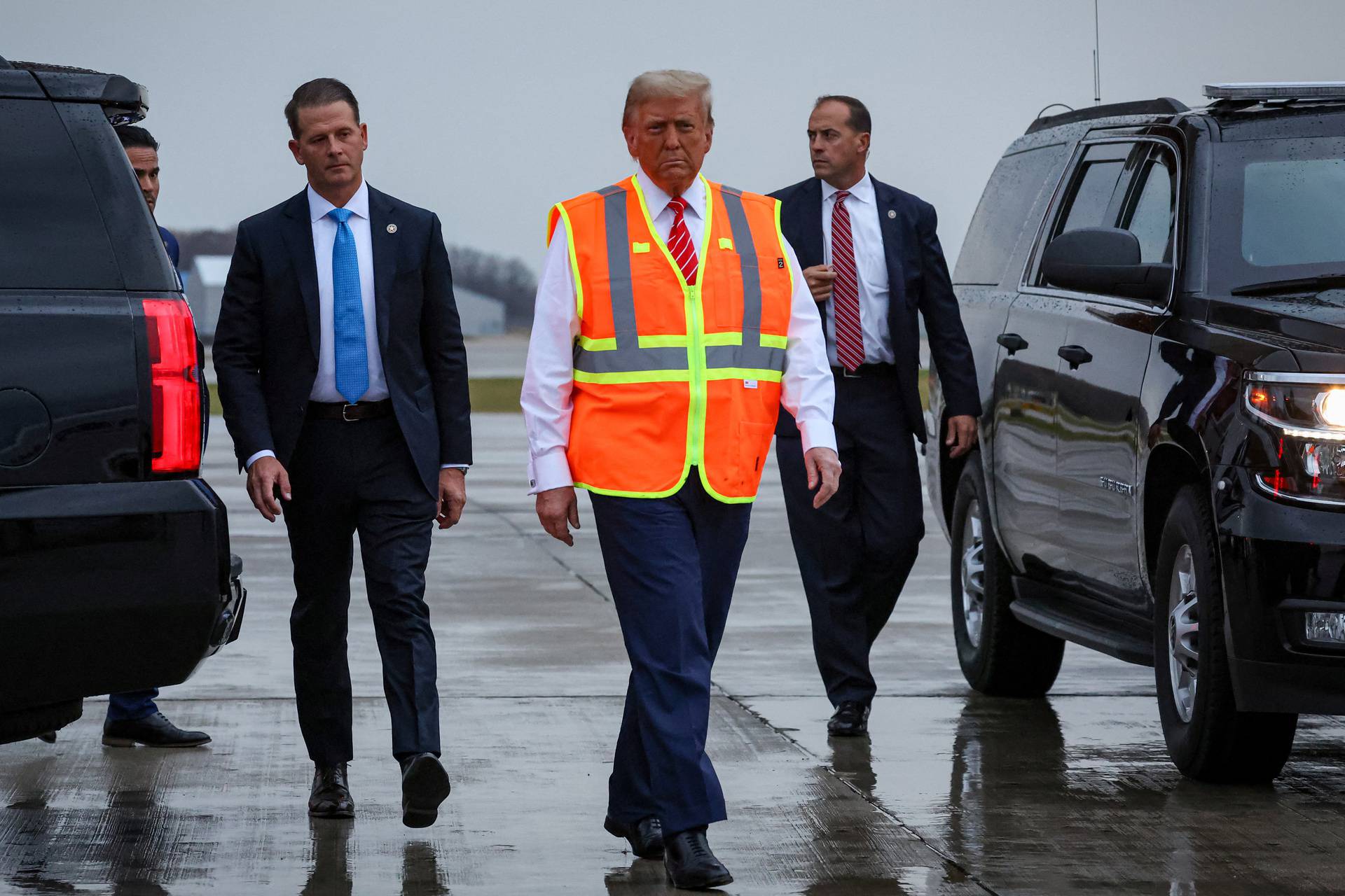 Republican presidential nominee and former U.S. President Donald Trump campaigns in Green Bay