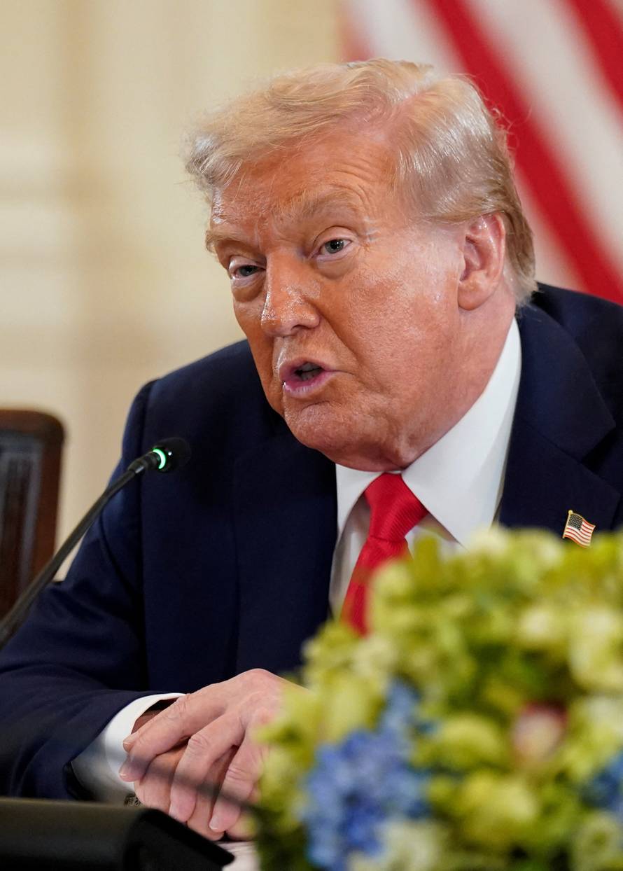 U.S. President Trump meets with Ukrainian President Zelenskiy and European leaders, in Washington, D.C.