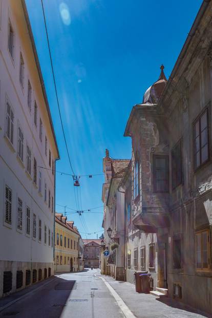 Zagreb: Prazne ulice Gornjeg Grada