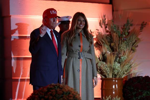 U.S. President Trump and first lady host Halloween event at White House in Washington