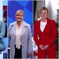 Kolinda vjerna plavoj boji: Opet je istaknula broš s trobojnicom