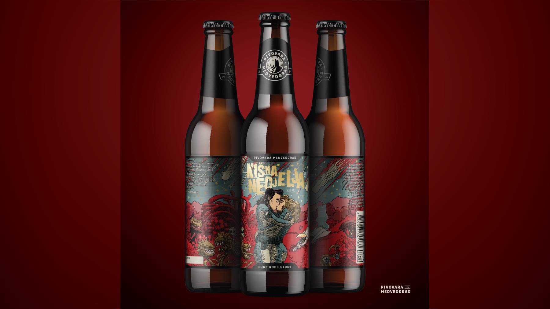 Punk rock stout iz Pivovare Medvedgrad prati izlazak novog singla Hladnog piva