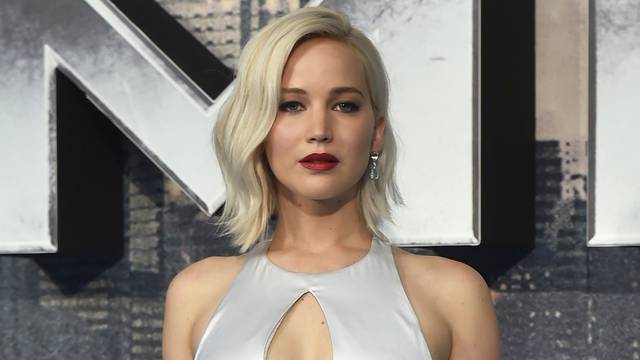 Actor Jennifer Lawrence arrives at a screening of X-Men Apocalypse at a cinema in London