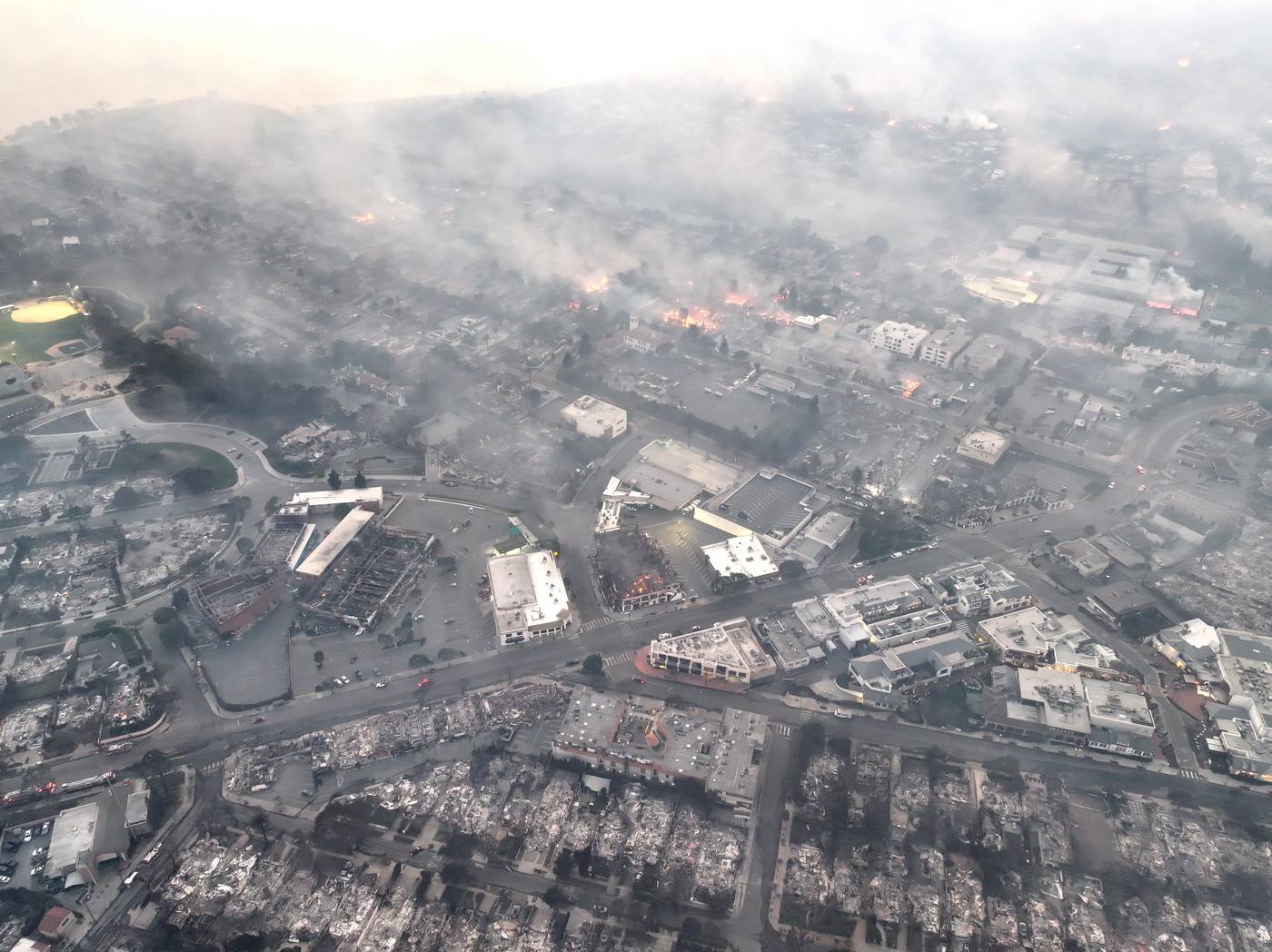 Pacific Palisades wildfire in Los Angeles