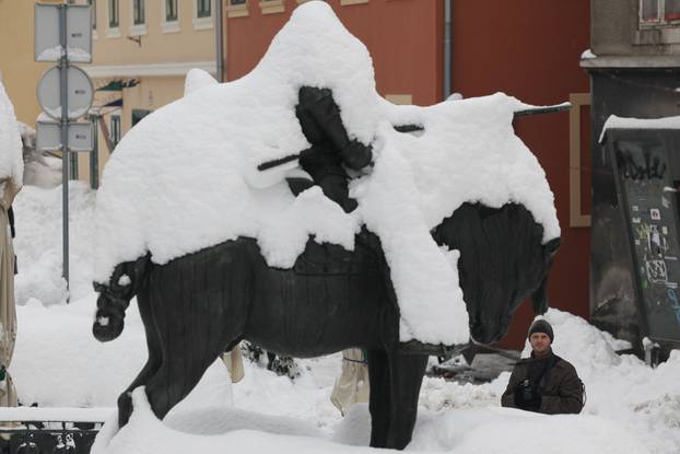 Zagreb je prije 11 godina bio zatrpan snijegom, palo ga je više od pola metra