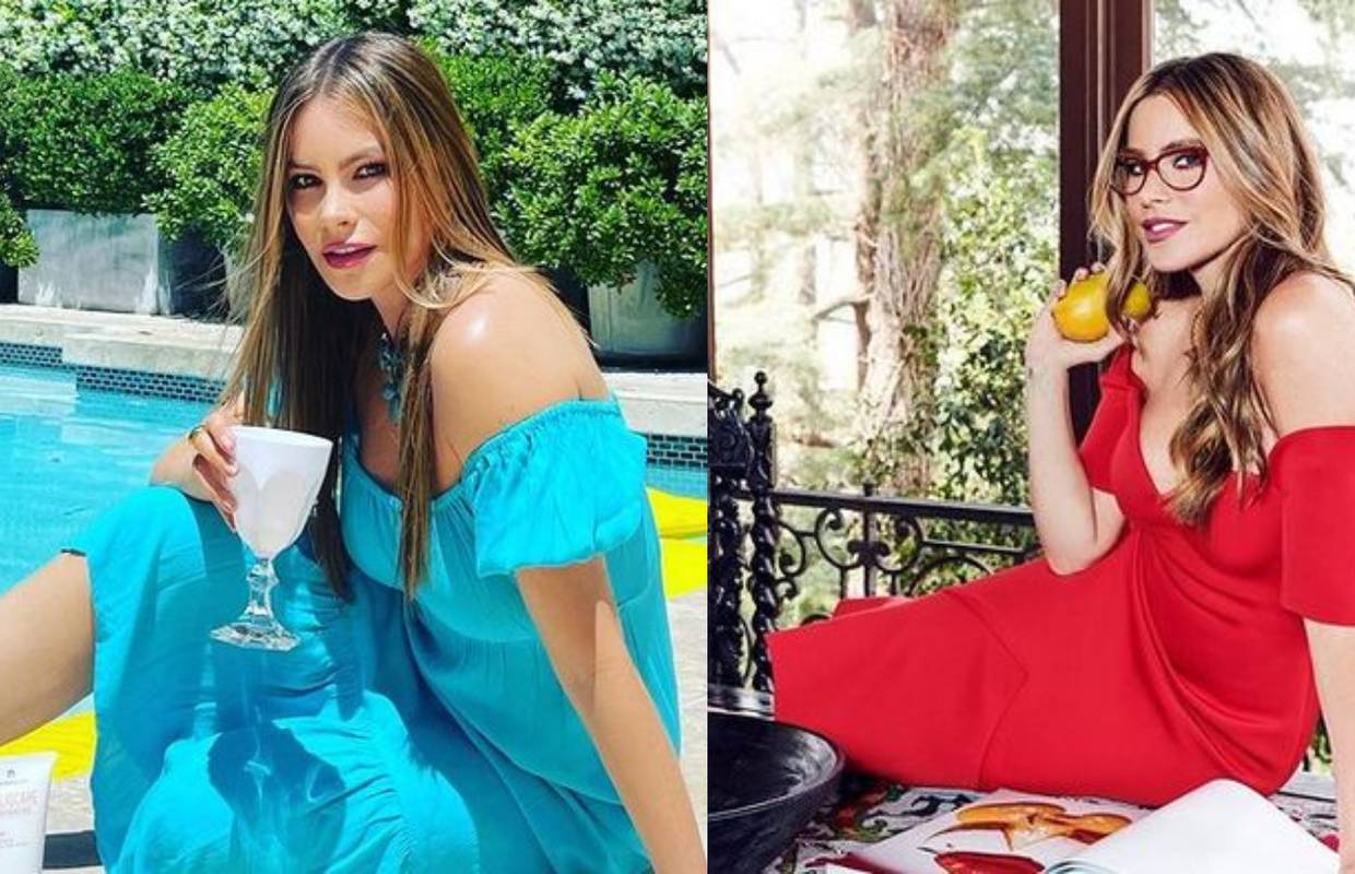 Ljetni chic: Sofia Vergara voli haljine s otvorenim ramenima