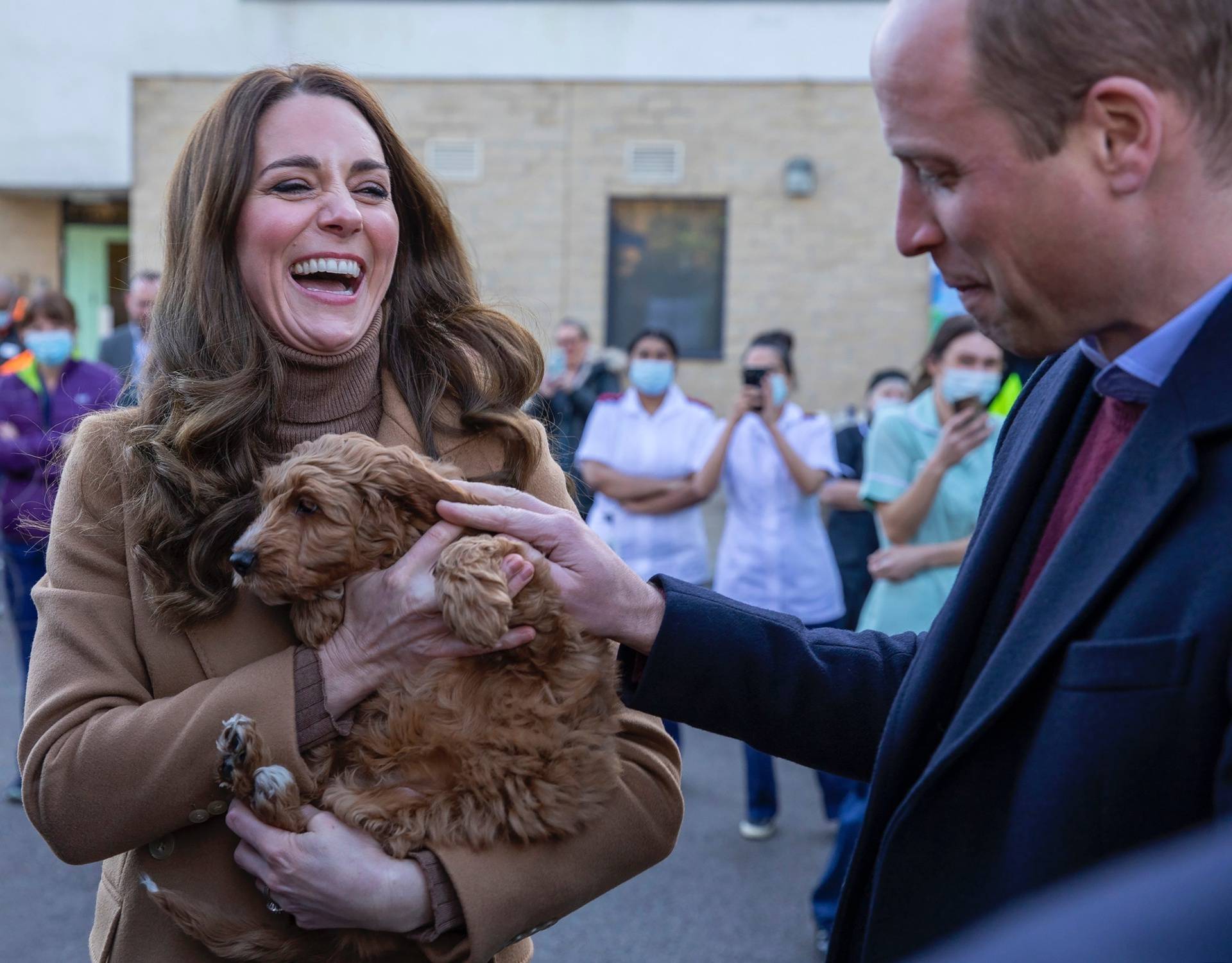 The Duke and Duchess of Cambridge visit NHS staff and patients at Clitheroe Community Hospital