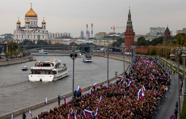 Concert marking Russia's annexation of four Ukrainian territories held in Moscow