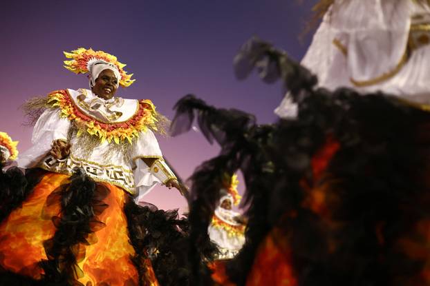 Carnival parade in Sao Paulo