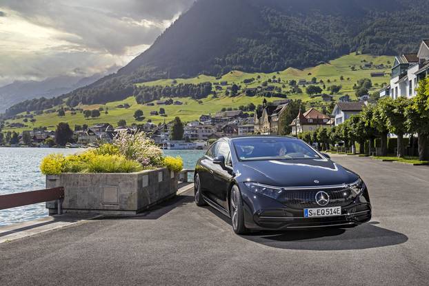 The new EQS from Mercedes-EQ: Press Test Drive, Switzerland 2021