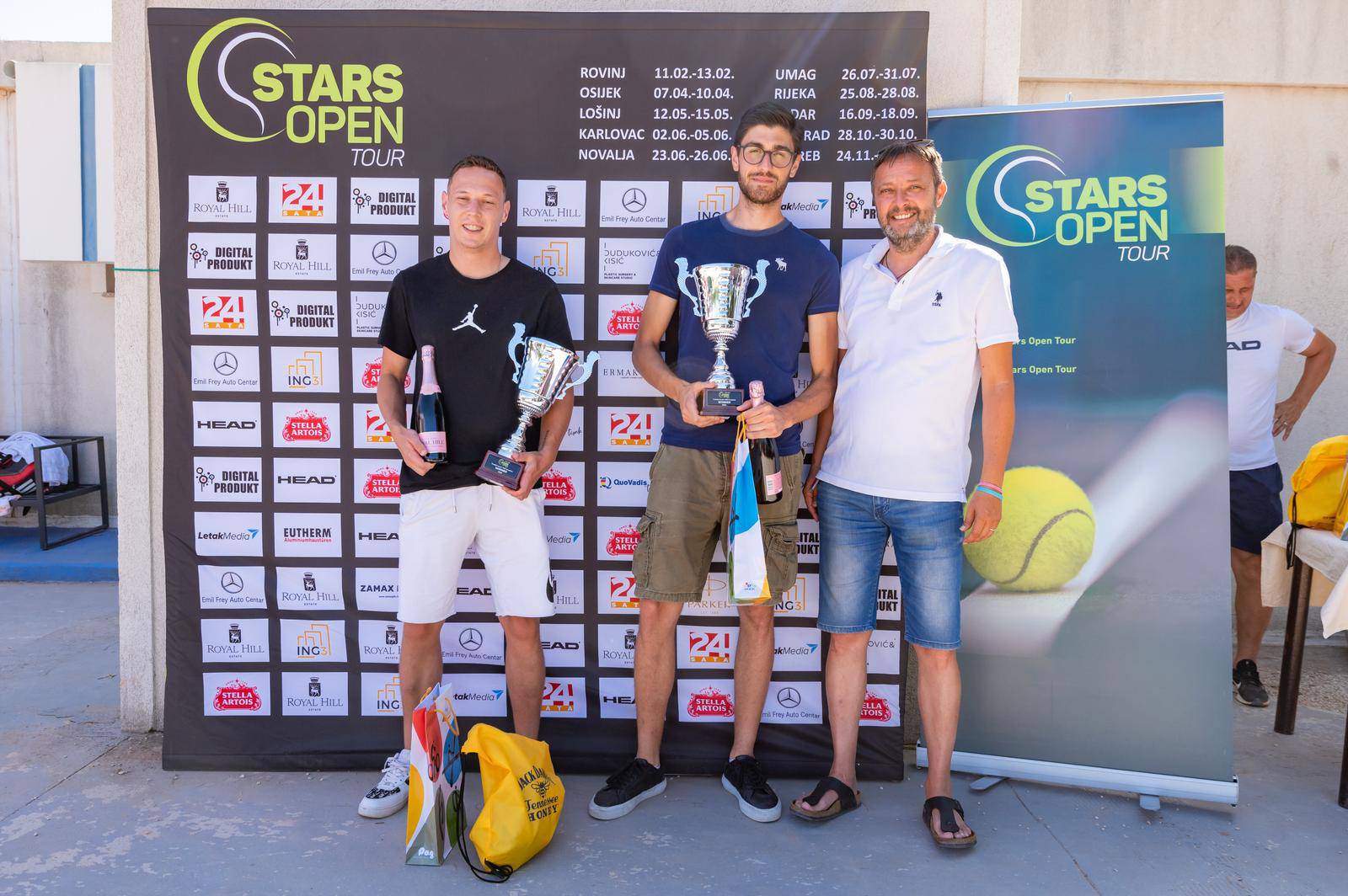 U Novalji je završen teniski  turnir Stars Open Tour