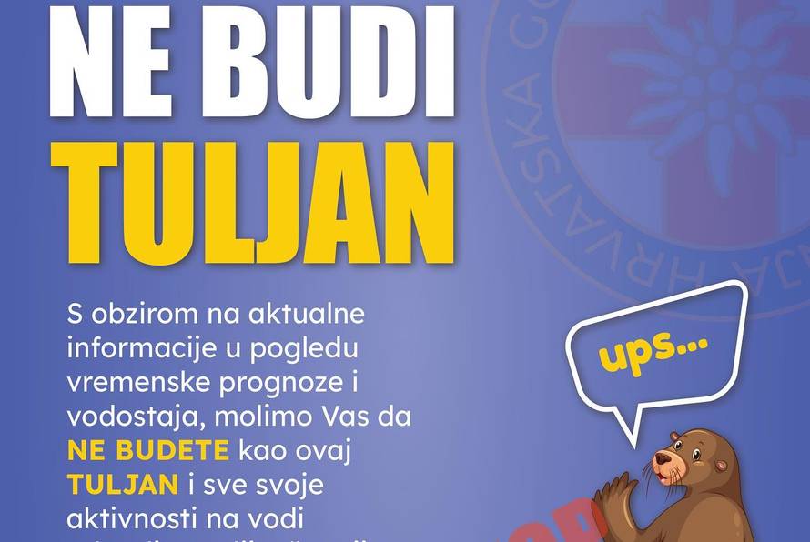 HGSS: Ne budite 'tuljani', ni ne pomišljajte sada na rafting i slične sportove na vodi