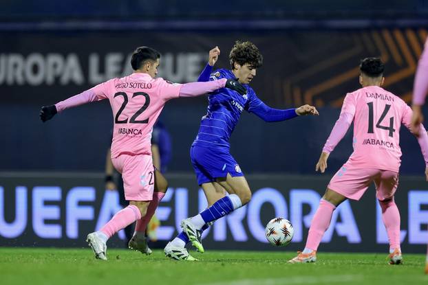 Zagreb: UEFA Europska liga, grupna faza, 4. kolo, GNK Dinamo - Celta Vigo