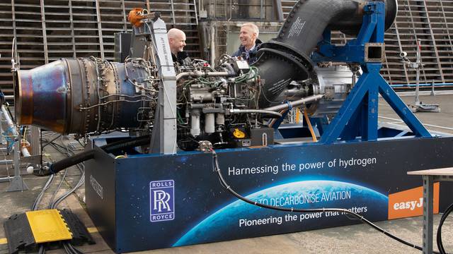 Rolls-Royce uspješno testirao zrakoplovni motor na vodik