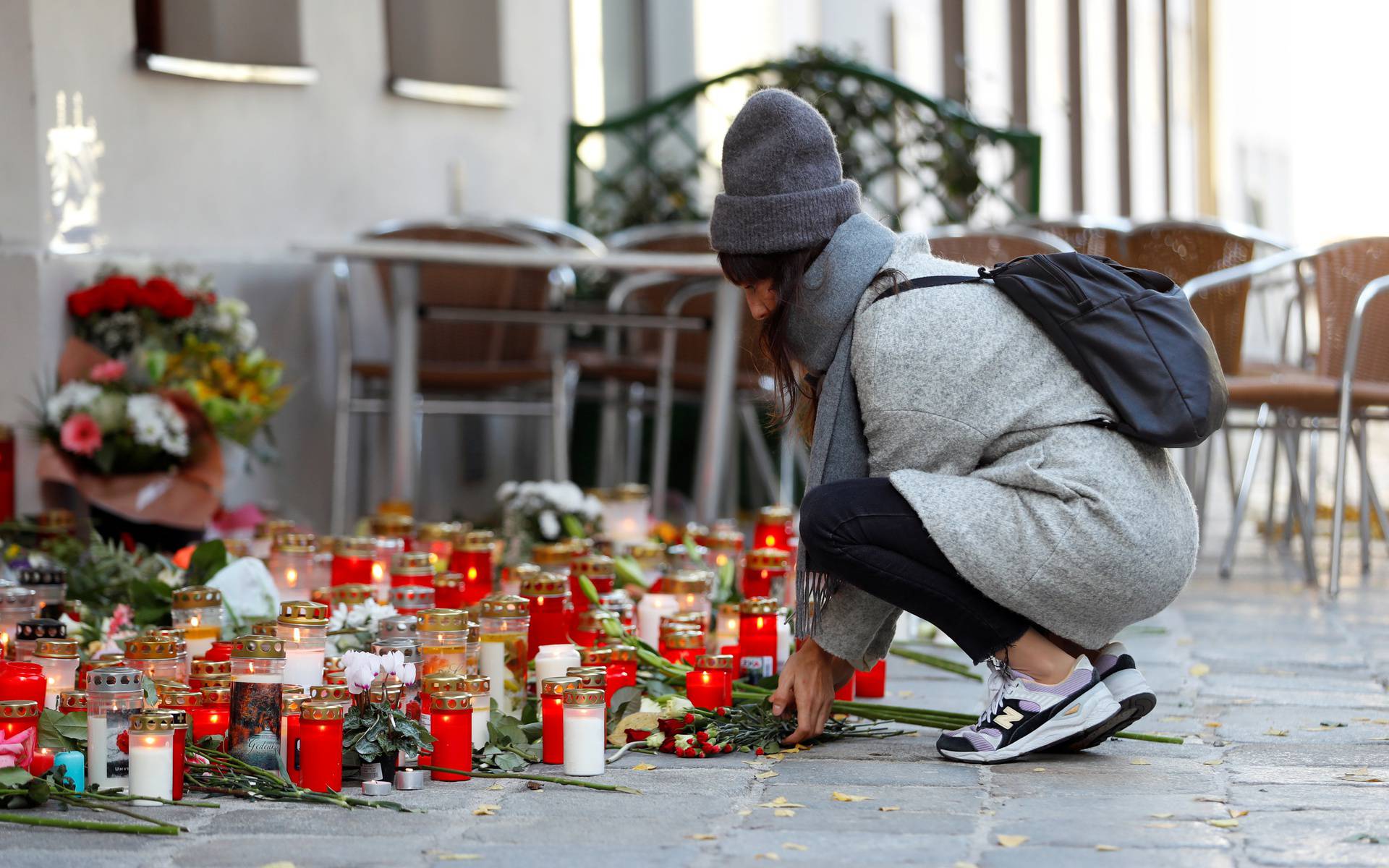 FILE PHOTO: Site of a gun attack in Vienna