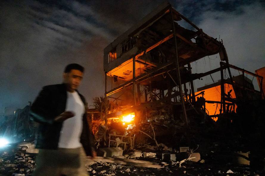 Airstrike Destroys Iranian Police Centre - Tehran, Iran - 01 Mar 2026