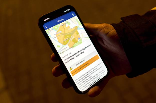 World War II bomb found in the Spree in Berlin-Mitte